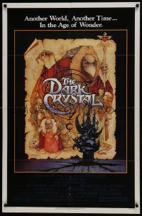 1b238 DARK CRYSTAL 1sh 1982 Jim Henson & Frank Oz, incredible Richard Amsel fantasy art!