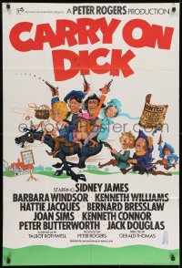 1b008 CARRY ON DICK English 1sh 1974 Sidney James, Windsor, Gerald Thomas English comedy!