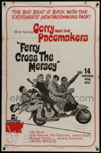1b333 FERRY CROSS THE MERSEY 1sh 1965 rock & roll, the big beat is back, Gerry & the Pacemakers!