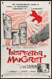 1b461 INSPECTOR MAIGRET 1sh 1958 Georges Simenon, French bad girl Annie Girardot!