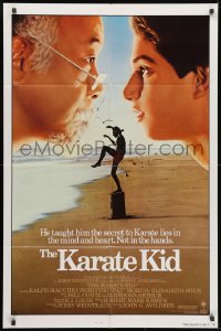 1b486 KARATE KID int'l 1sh 1984 Pat Morita, Ralph Macchio, teen martial arts classic!