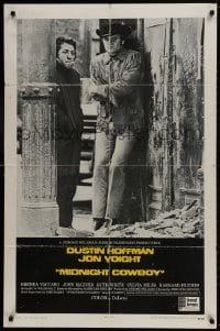 1b590 MIDNIGHT COWBOY int'l 1sh 1969 Dustin Hoffman, Jon Voight, John Schlesinger classic!