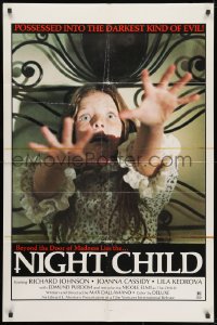 1b623 NIGHT CHILD 1sh 1976 Richard Johnson, Joanna Cassidy, the darkest kind of evil!