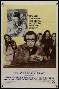 1b692 PLAY IT AGAIN, SAM 1sh 1972 Woody Allen, Diane Keaton, Jerry Lacy as Humphrey Bogart!