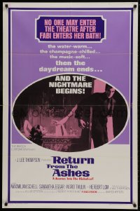 1b733 RETURN FROM THE ASHES 1sh 1965 Samantha Eggar, the daydream ends & the nightmare begins!