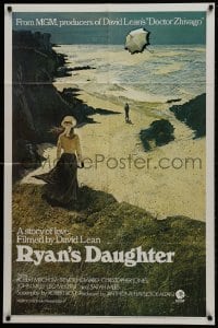 1b763 RYAN'S DAUGHTER style A 1sh 1970 David Lean, art of Sarah Miles, Jones & Mitchum by Terpning!