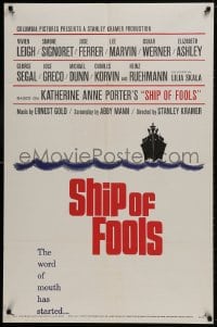 1b796 SHIP OF FOOLS 1sh 1965 Stanley Kramer's movie based on Katharine Anne Porter's book!