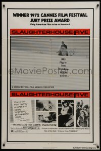 1b818 SLAUGHTERHOUSE FIVE 1sh 1972 Kurt Vonnegut's internationally acclaimed best seller!