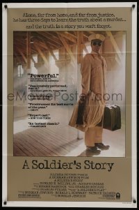 1b824 SOLDIER'S STORY 1sh 1984 full-length image of World War II lawyer Howard E. Rollins!