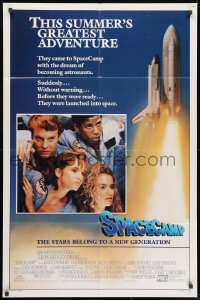 1b834 SPACECAMP 1sh 1986 Lea Thompson, Kate Capshaw, Kelly Preston, Joaquin Phoenix!