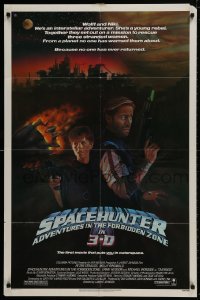 1b835 SPACEHUNTER ADVENTURES IN THE FORBIDDEN ZONE 1sh 1983 art of Molly Ringwald, Peter Strauss!