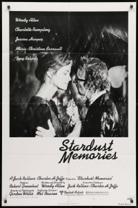 1b848 STARDUST MEMORIES style C 1sh 1980 directed by Woody Allen, romantic close-up with Rampling!