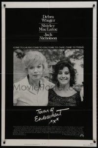 1b882 TERMS OF ENDEARMENT 1sh 1983 Shirley MacLaine & Debra Winger, Jack Nicholson!