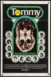 1b918 TOMMY 1sh 1975 The Who, Daltrey, mirror image, your senses will never be the same!