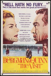 1b947 VISIT 1sh 1964 sexiest Ingrid Bergman wants to kill lover Anthony Quinn, who betrayed her!