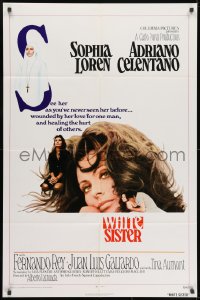 1b973 WHITE SISTER int'l 1sh 1972 many images of sexy Sophia Loren as you've never seen her before!