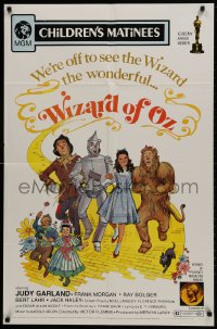 1b987 WIZARD OF OZ 1sh R1972 Victor Fleming, Judy Garland all-time classic!