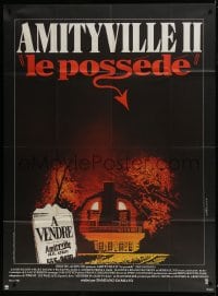 1c456 AMITYVILLE II French 1p 1982 The Possession, haunted house, directed by Damiano Damiani!
