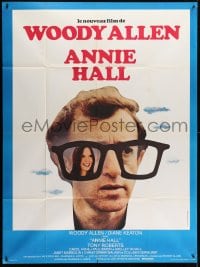 1c459 ANNIE HALL French 1p 1977 different image of Woody Allen with Diane Keaton in huge glasses!