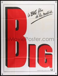 1c480 BIG teaser French 1p 1988 great different title image, Penny Marshall teen fantasy comedy!