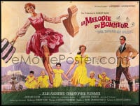 1c012 SOUND OF MUSIC French 4p 1966 Rodgers & Hammerstein, art of Julie Andrews, TODD-AO!