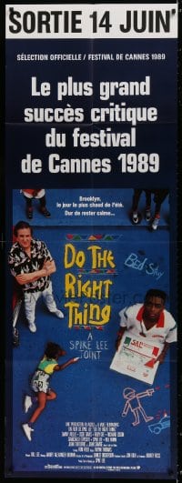 1c030 DO THE RIGHT THING French door panel 1989 directed by Spike Lee, Danny Aiello, Brooklyn!