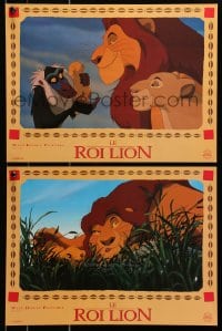 1c046 LION KING 11 French LCs 1994 classic Disney cartoon set in Africa, great images!