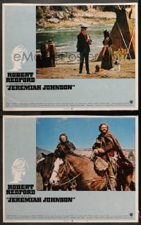 1d881 JEREMIAH JOHNSON 2 LCs 1972 mountain man Robert Redford, directed by Sydney Pollack!