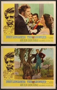 1d889 LEOPARD 2 LCs 1963 Luchino Visconti's Il Gattopardo, Burt Lancaster, Claudia Cardinale!