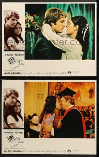1d897 LOVE STORY 2 LCs 1970 Ali MacGraw & Ryan O'Neal, directed by Arthur Hiller!