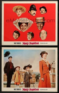 1d899 MARY POPPINS 2 LCs 1964 Disney musical classic, Dick Van Dyke, Julie Andrews