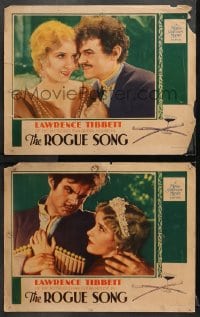 1d939 ROGUE SONG 2 LCs 1930 opera star Lawrence Tibbett, Laurel & Hardy billed but not shown!