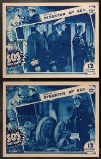1d951 SOS COAST GUARD 2 chapter 1 LCs 1937 Bela Lugosi in border, guy getting punched, Republic!