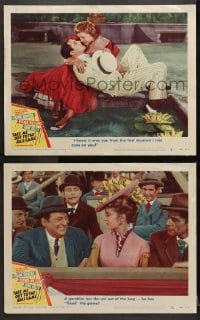 1d962 TAKE ME OUT TO THE BALL GAME 2 LCs 1949 Esther Williams, Gene Kelly, Betty Garrett, baseball!