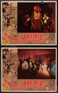 1d994 WONDERFUL LAND OF OZ 2 LCs 1969 Barry Mahon, Frank Baum's The Marvelous Land of Oz, bizarre!