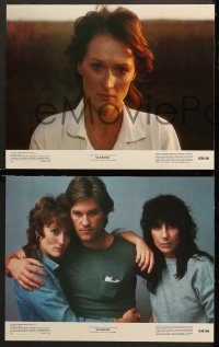 1d268 SILKWOOD 8 color 11x14 stills 1983 Meryl Streep, Cher, Kurt Russell, directed by Mike Nichols!