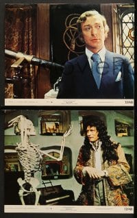 1d276 SLEUTH 8 color 11x14 stills 1972 wacky images of Laurence Olivier & Michael Caine!