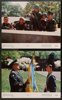 1d423 TAPS 7 color 11x14 stills 1981 Becker, George C. Scott, Timothy Hutton, Penn, Tom Cruise!