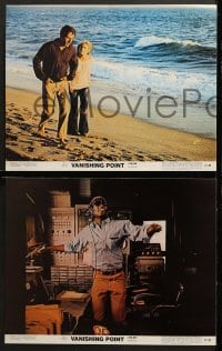 1d616 VANISHING POINT 5 color 11x14 stills 1971 Barry Newman, Bob Donner, car chase cult classic!