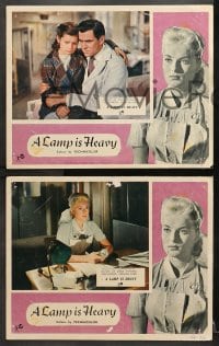 1d379 FEMININE TOUCH 7 English LCs 1956 great images of English nurse Belinda Lee, A Lamp Is Heavy!
