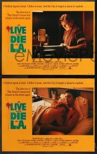 1d426 TO LIVE & DIE IN L.A. 7 English LCs 1986 William Friedkin, counterfeit & murder thriller!