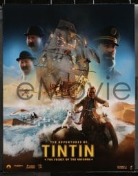 1d006 ADVENTURES OF TINTIN 10 LCs 2011 Steven Spielberg's version of the Belgian comic!