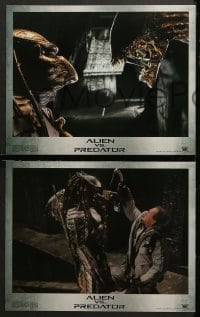 1d012 ALIEN VS. PREDATOR 9 LCs 2004 classic monsters battle it out, Lance Henriksen, sci-fi images!