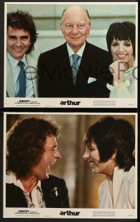 1d039 ARTHUR 8 LCs 1981 wacky alcoholic Dudley Moore, Liza Minnelli, John Gielgud!