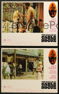 1d441 BALLAD OF CABLE HOGUE 6 LCs 1970 Sam Peckinpah, Jason Robards & sexy Stella Stevens!