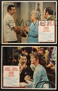 1d072 CACTUS FLOWER 8 LCs 1969 art of Matthau, sexy hippie Goldie Hawn & nurse Ingrid Bergman!