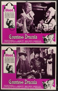 1d730 COUNTESS DRACULA 3 LCs 1972 Hammer, Ingrid Pitt, the more she drinks, the thirstier she gets!