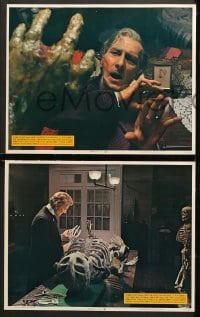 1d095 CREEPING FLESH 8 LCs 1972 Christopher Lee, Peter Cushing, Lorna Heilbron, George Benson!