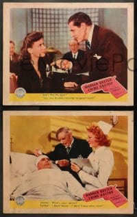 1d733 CRIME DOCTOR 3 LCs 1943 detective Warner Baxter, Margaret Lindsay, radio's top crime thriller!