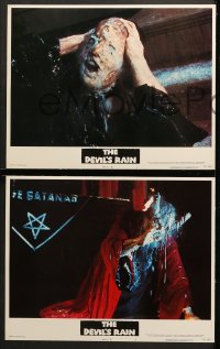 1d553 DEVIL'S RAIN 5 LCs 1975 Ernest Borgnine, William Shatner, Anton Lavey, satanic horror!